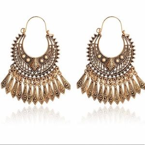 BOHO TASSEL STATEMENT EARRINGS